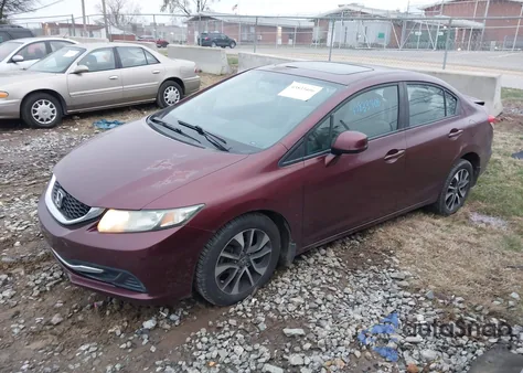 2013 Honda Civic Ex z USA, uszkodzony, nr VIN 2HGFB2F89DH510945